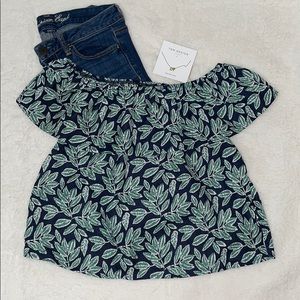 Off the shoulder blouse